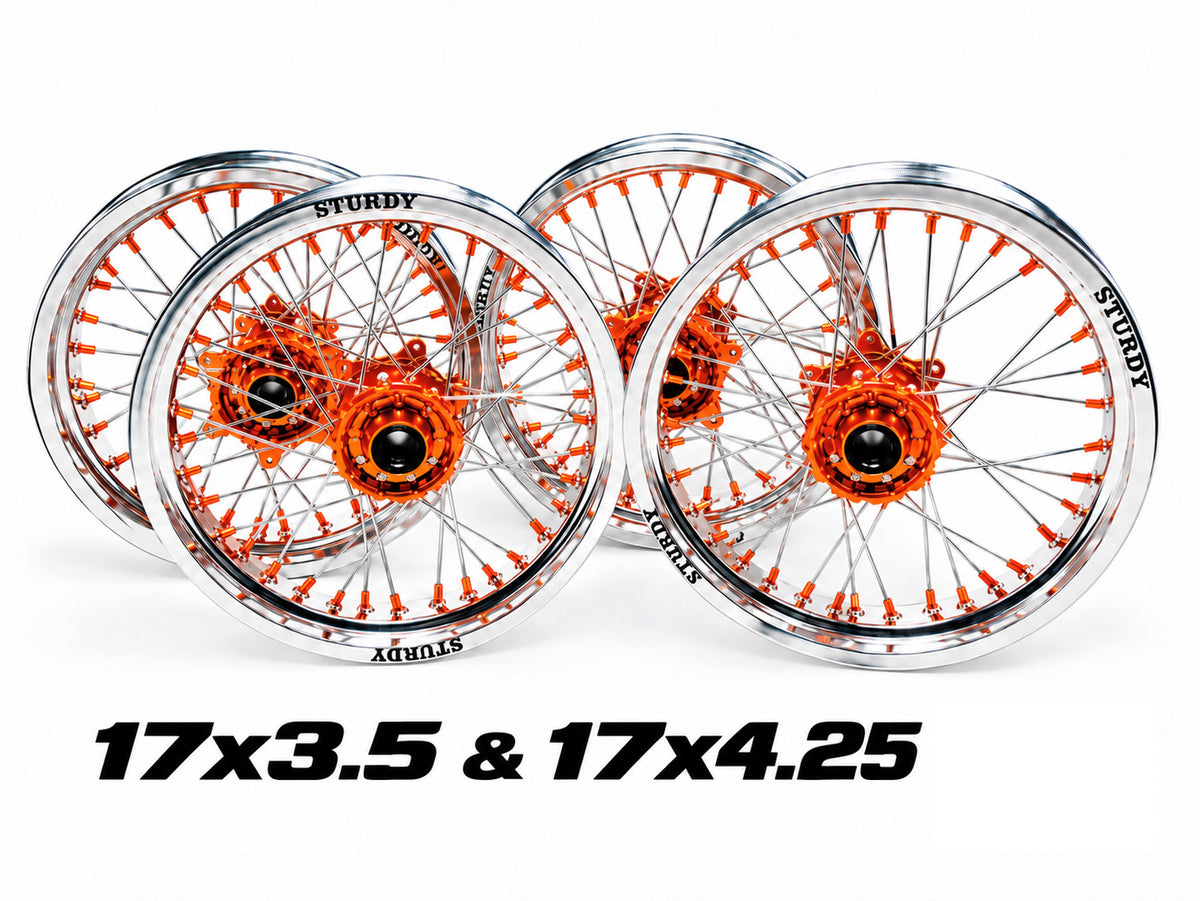 KTM Supermoto vanteet 17x3.50 & 17x4.25
