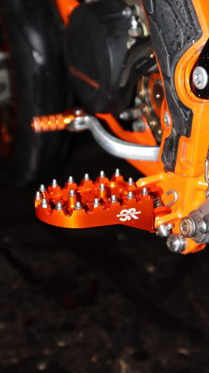 FOOTPEGS KTM EXC SXF EXC-R EXC-F 125-530 ORANGE