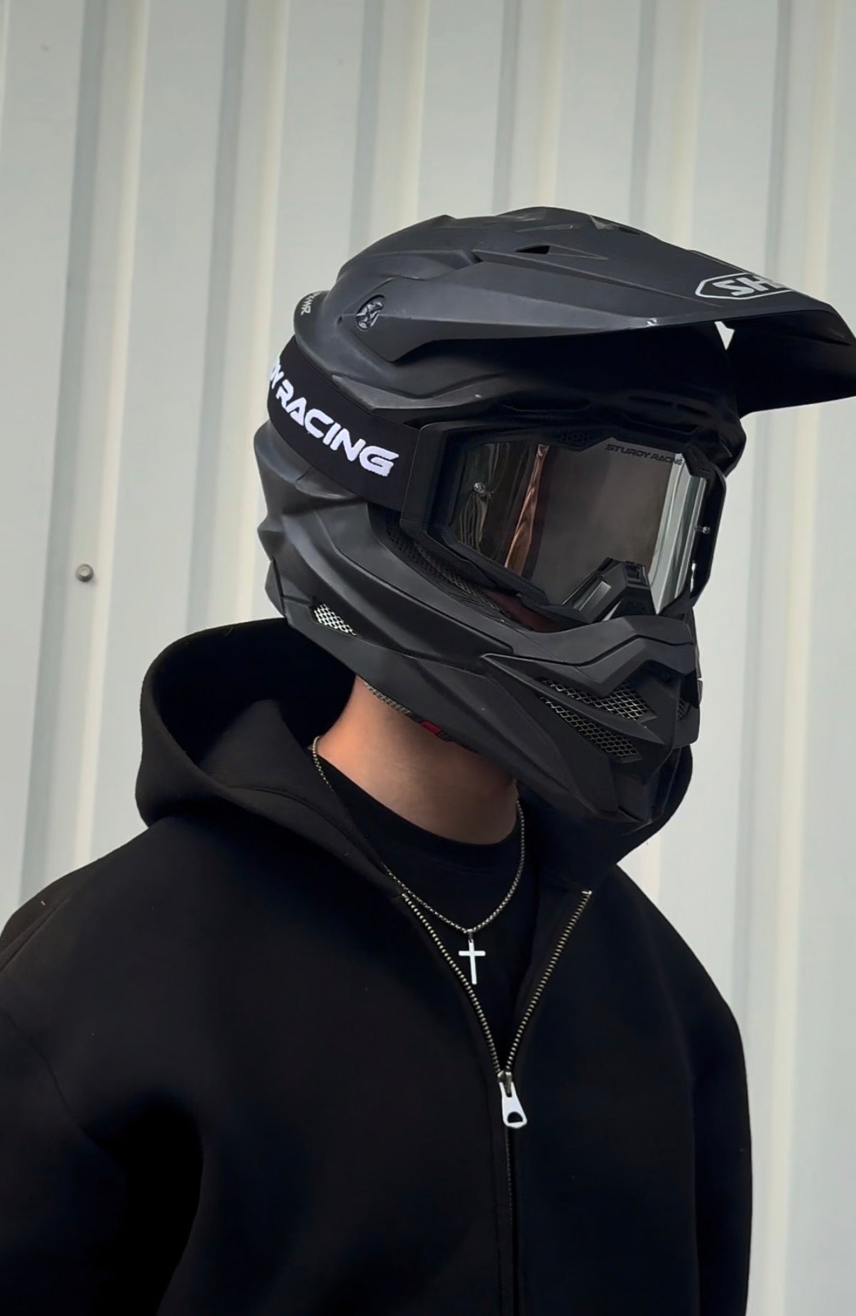 SturdyRacing ajolasit Musta/Hopea