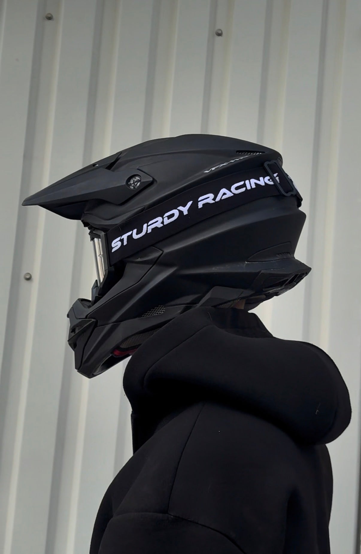 SturdyRacing ajolasit Musta/Hopea