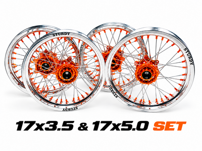 KTM Supermoto vannesetti 17x3.50 & 17x5.00