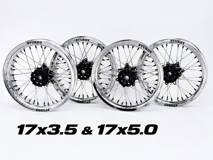 KTM Supermoto vanteet 17x3.50 & 17x5.00 - Sturdy Racing