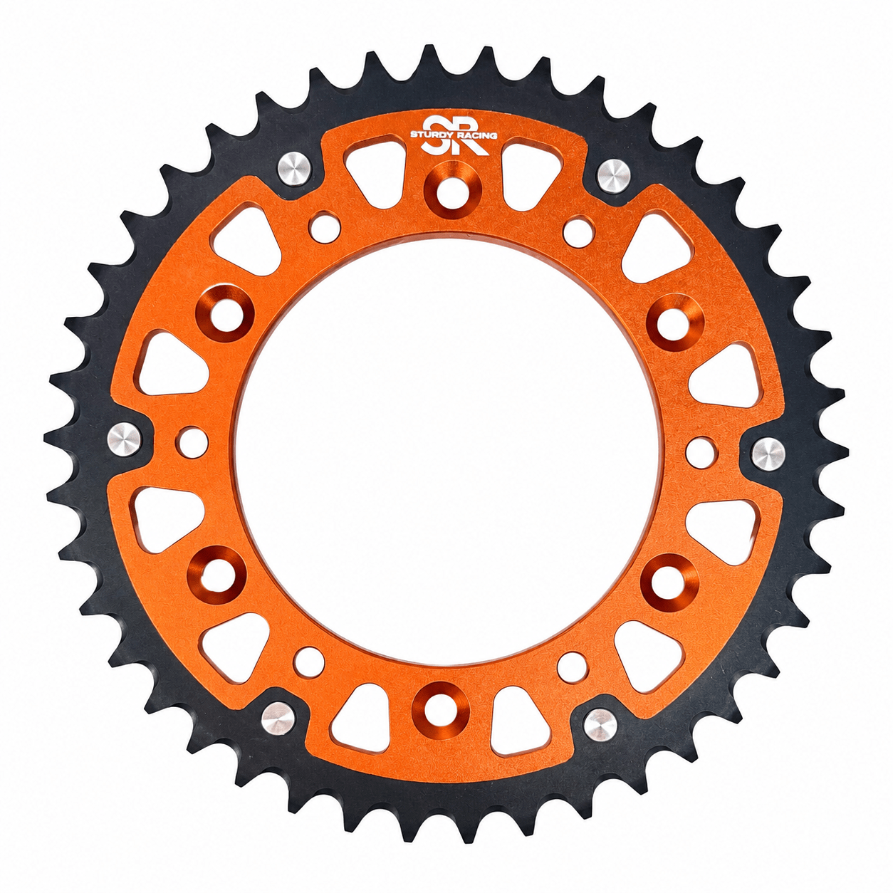 KTM 45T takaratas Musta - Oranssi - Sturdy Racing
