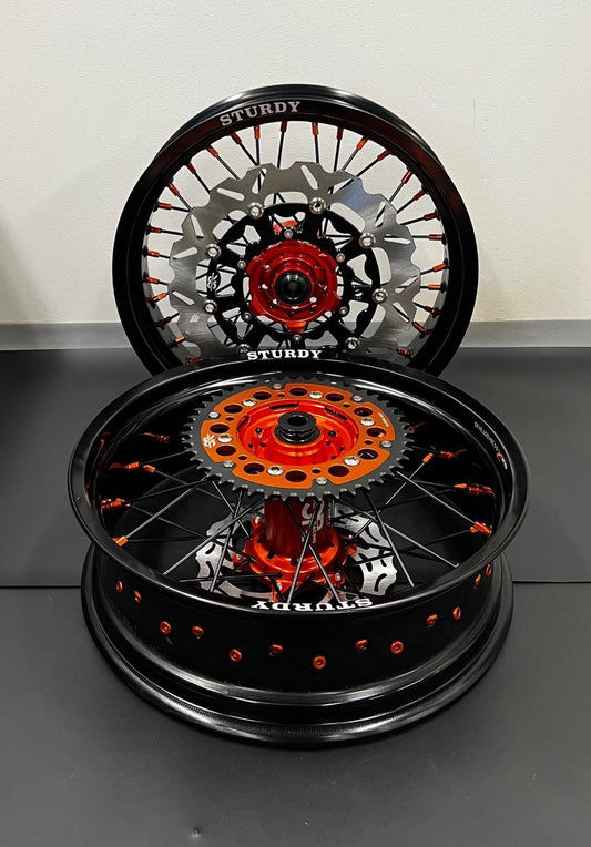 KTM Supermoto vannesetti 17x3.50 & 17x4.25 - Sturdy Racing