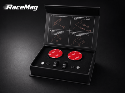 RaceMag Magneettinen rekisterikilpiteline - Sturdy Racing