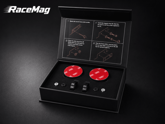 RaceMag Magneettinen rekisterikilpiteline - Sturdy Racing