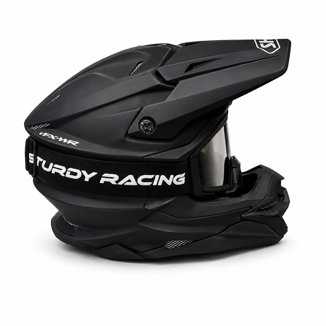 SturdyRacing ajolasit Musta/Hopea