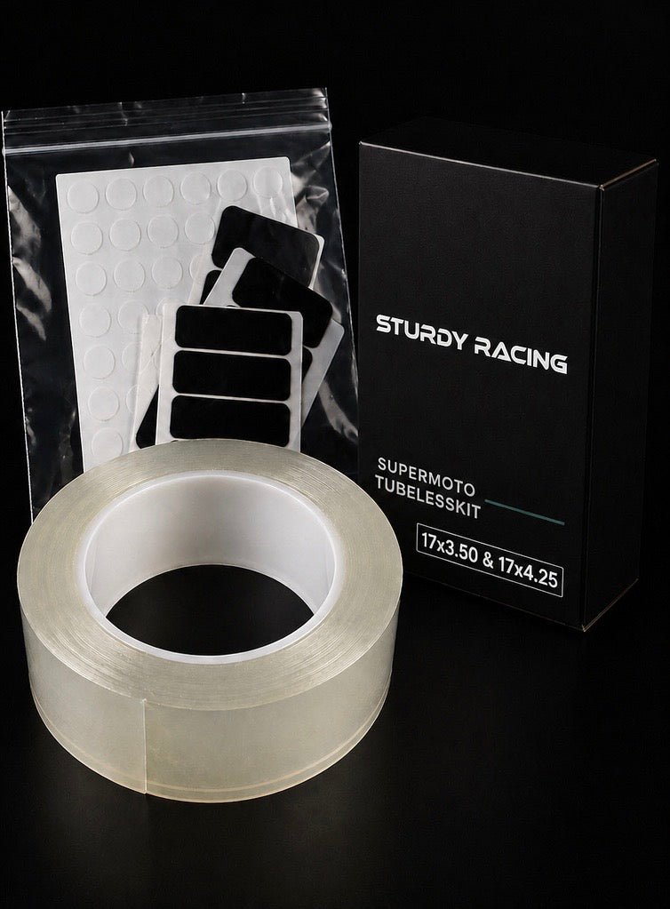 Supermoto tubelesskit - Sturdy Racing