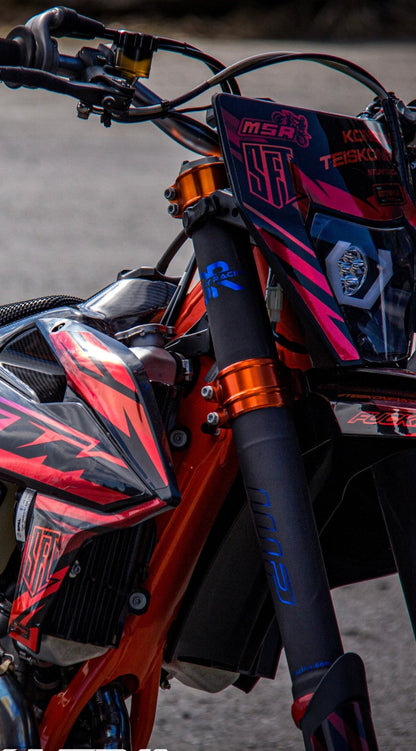WP CHROME FORKSHRINK (BLACK/MUSTA) - Sturdy Racing